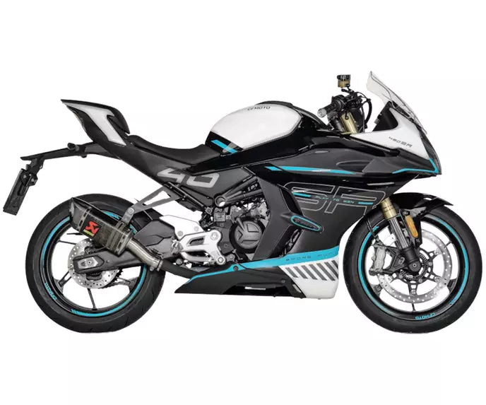 Akrapovič CFMOTO 450 NK / 450 SR Slip-On Exhaust 2024–2026 Slip-On Line Carbon – S-CF4SO1-APC
