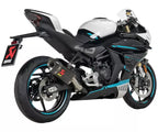 Akrapovič CFMOTO 450 NK / 450 SR Slip-On Exhaust 2024–2026 Slip-On Line Carbon – S-CF4SO1-APC