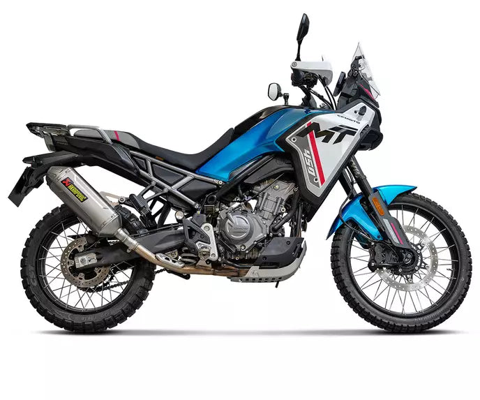 Akrapovič CFMOTO 450 MT Slip-On Exhaust 2025–2026 Titanium – S-CF4SO2-HFTT