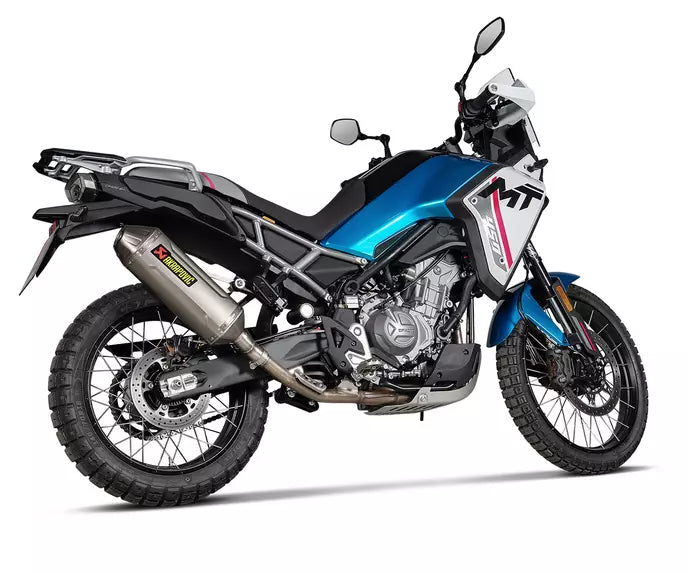 Akrapovič CFMOTO 450 MT Slip-On Exhaust 2025–2026 Titanium – S-CF4SO2-HFTT