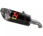 Akrapovič CFMOTO 800NK Slip-On Exhaust 2023–2026 Slip-On Line Titanium/Carbon – S-CF8SO1-HAPLC
