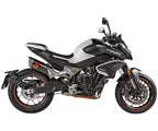 Akrapovič CFMOTO 800NK Slip-On Exhaust 2023–2026 Slip-On Line Titanium/Carbon – S-CF8SO1-HAPLC