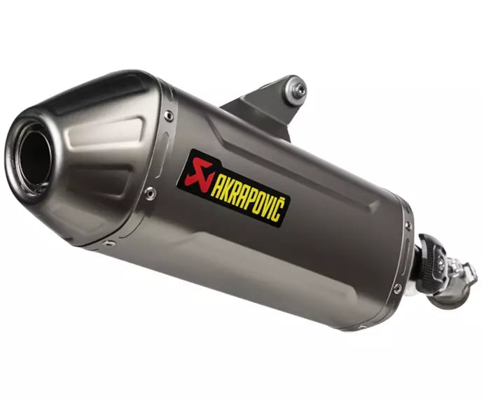 Akrapovič CFMOTO 800 MT-X Slip-On Exhaust 2025–2026 Slip-On Line Titanium – S-CF8SO3-HFTT