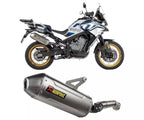 Akrapovič CFMOTO 800 MT Slip-On Exhaust 2024–2026 Slip-On Line Titanium – S-CF8SO4-HFTT