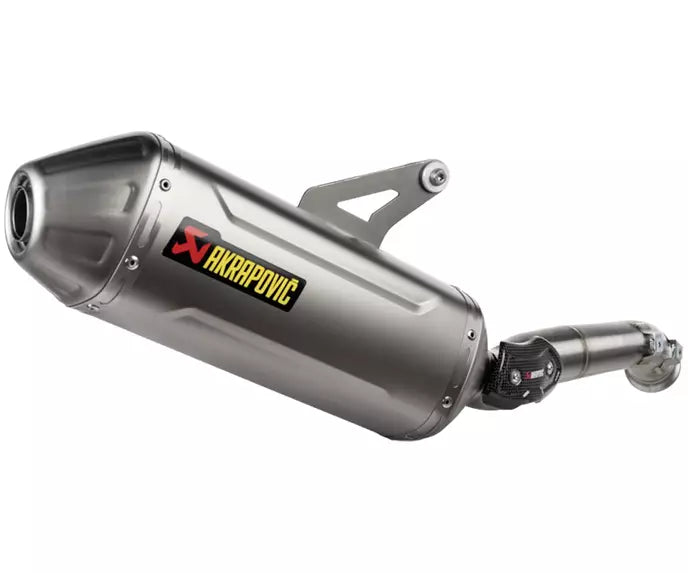 Akrapovič CFMOTO 800 MT Slip-On Exhaust 2024–2026 Slip-On Line Titanium – S-CF8SO4-HFTT