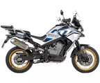 Akrapovič CFMOTO 800 MT Slip-On Exhaust 2024–2026 Slip-On Line Titanium – S-CF8SO4-HFTT