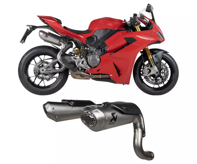 Akrapovič Ducati Panigale V2 Slip-On Exhaust 2025–2026 Slip-On Line Titanium – S-D10SO8-HCHNT
