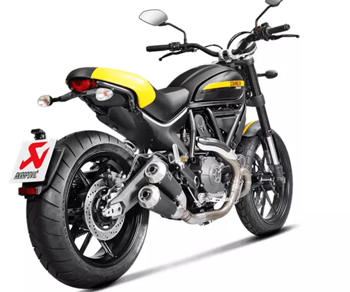 Akrapovič Ducati Monster 797 / Scrambler 800 Slip-On Exhaust Titanium – S-D8SO4-CUBTBL/1