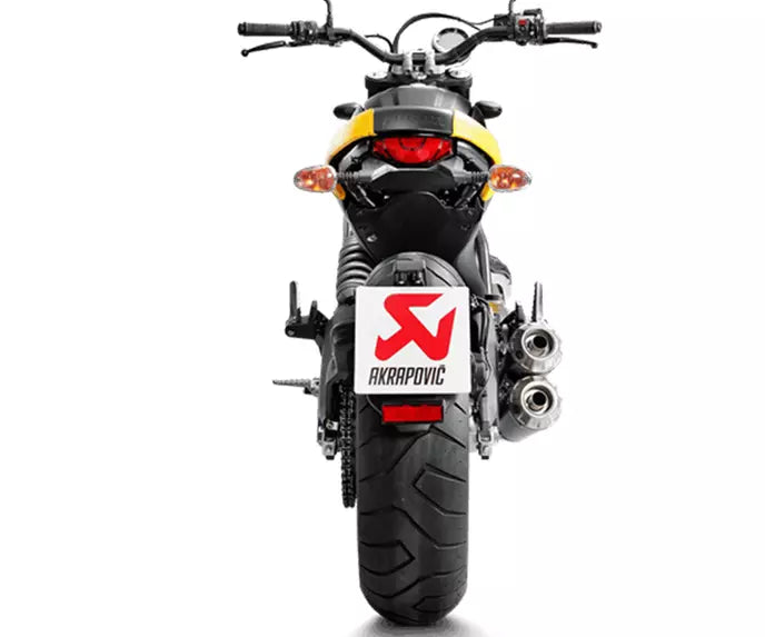 Akrapovič Ducati Monster 797 / Scrambler 800 Slip-On Exhaust Titanium – S-D8SO4-CUBTBL/1