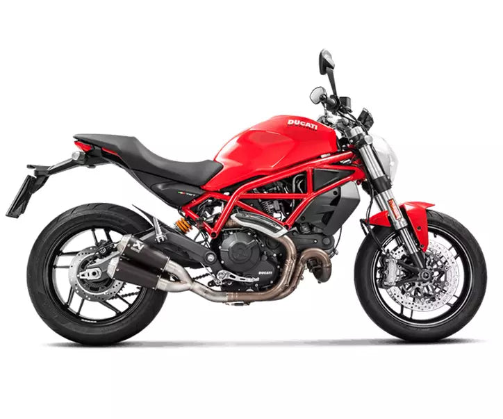 Akrapovič Ducati Monster 797 / Scrambler 800 Slip-On Exhaust Titanium – S-D8SO4-CUBTBL/1