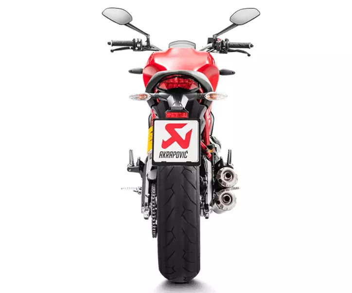 Akrapovič Ducati Monster 797 / Scrambler 800 Slip-On Exhaust Titanium – S-D8SO4-CUBTBL/1