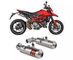 Akrapovič Ducati Hypermotard 950 Slip-On Exhaust 2019–2024 Slip-On Line Titanium – S-D9SO15-HCBT