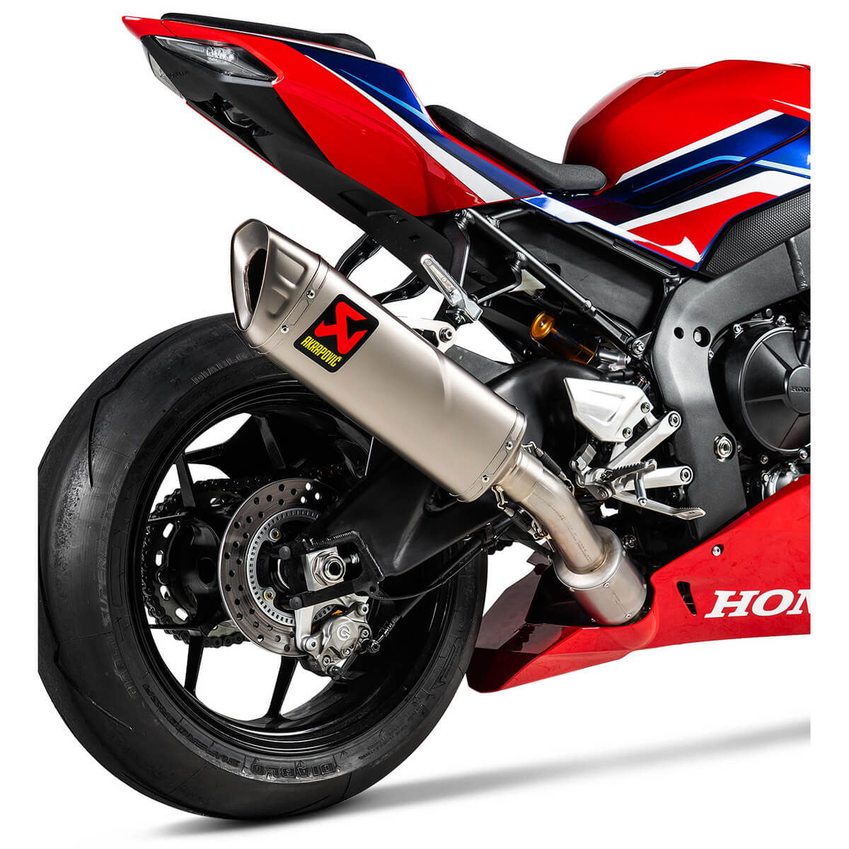 Akrapovič Honda CBR1000RR-R Slip-On Exhaust 2020–2023 Titanium – S-H10SO25-APLT/TD