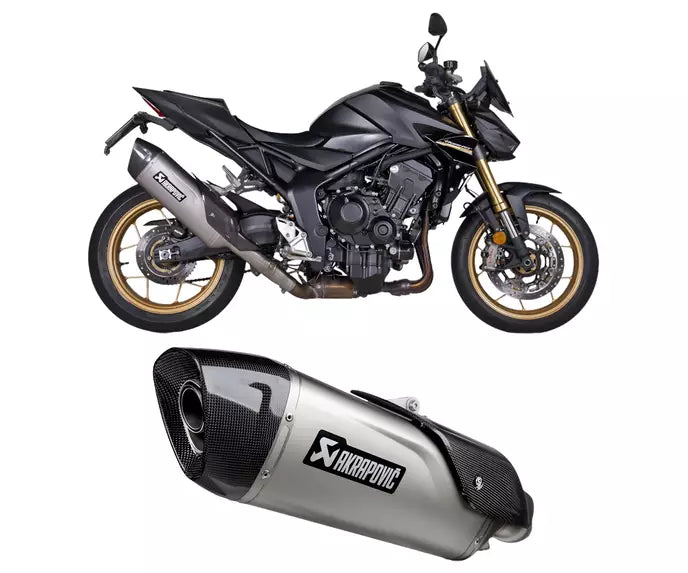 Akrapovič Honda CB1000 Hornet Slip-On Exhaust 2025–2026 Slip-On Line Titanium/Carbon – S-H10SO30-HILT