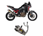 Akrapovič Honda CRF1100L Africa Twin Full Exhaust System 2020–2026 Racing Line Titanium – S-H11R3-WT