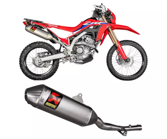 Akrapovič Honda CRF 300 L / CRF 300 Rally Slip-On Exhaust 2021–2026 Slip-On Line Titanium – S-H3SO11-BNTA