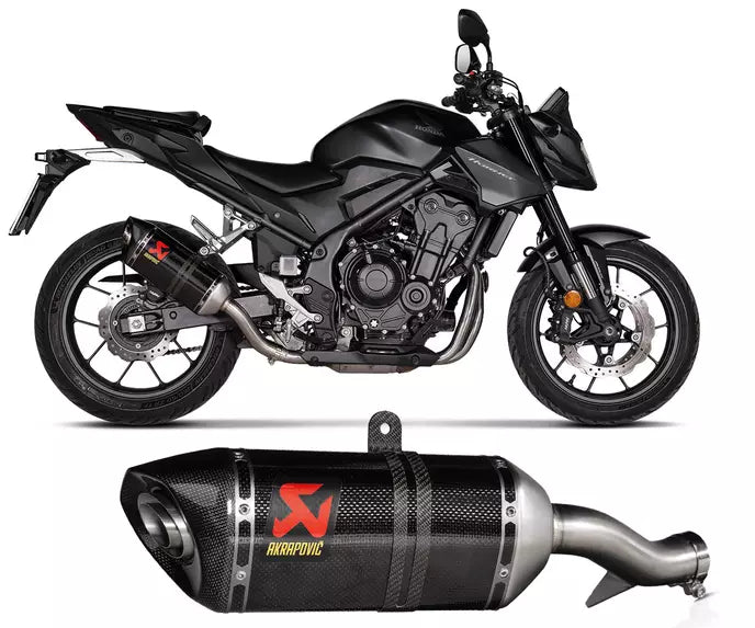 Akrapovič Honda CB 500 Hornet Slip-On Exhaust 2024–2026 Carbon – S-H5SO6-HRC