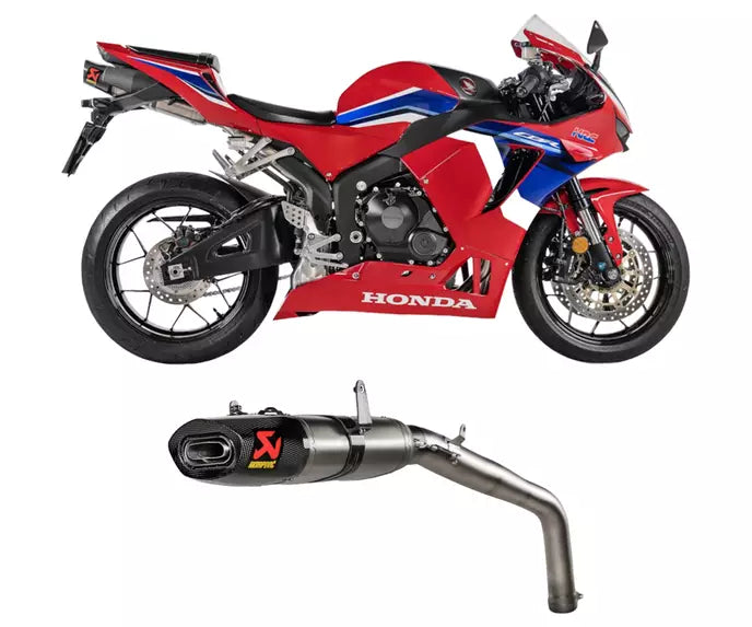 Akrapovič Honda CBR600RR Slip-On Exhaust 2013–2026 Slip-On Line Titanium/Carbon – S-H6SO17-HACT