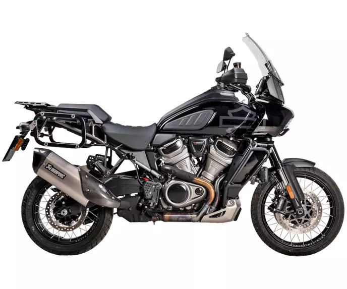 Akrapovič Harley-Davidson Pan America 1250 Slip-On Exhaust 2021–2024 Slip-On Line Titanium/Carbon – S-HD12SO1-HAFT
