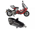 Akrapovič Italjet Dragster 300 Slip-On Exhaust 2024–2025 Slip-On Line Titanium – S-IT3SO1-HRTBL