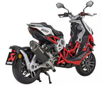 Akrapovič Italjet Dragster 300 Slip-On Exhaust 2024–2025 Slip-On Line Titanium – S-IT3SO1-HRTBL