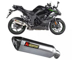 Akrapovič Kawasaki Ninja 1000SX Slip-On Exhaust 2020–2024 Slip-On Line Titanium/Carbon – S-K10SO32-HRT