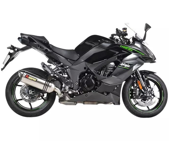 Akrapovič Kawasaki Ninja 1000SX Slip-On Exhaust 2020–2024 Slip-On Line Titanium/Carbon – S-K10SO32-HRT