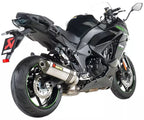 Akrapovič Kawasaki Ninja 1000SX Slip-On Exhaust 2020–2024 Slip-On Line Titanium/Carbon – S-K10SO32-HRT