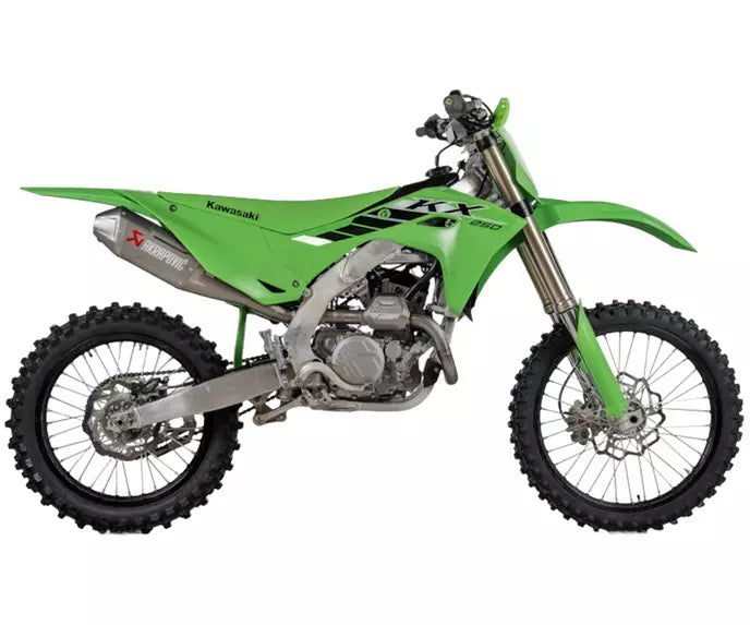 Akrapovič Kawasaki KX 250 / KX 250 X Full Exhaust System 2025–2026 Evolution Line Titanium – S-K2MET10-FDHLTA