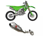 Akrapovič Kawasaki KX 450 / KX 450 X Full Exhaust System 2024–2026 Evolution Line Titanium – S-K4MET9-FDHLTA