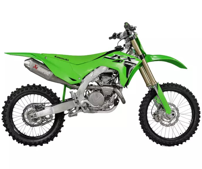 Akrapovič Kawasaki KX 450 / KX 450 X Full Exhaust System 2024–2026 Evolution Line Titanium – S-K4MET9-FDHLTA