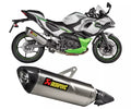 Akrapovič Kawasaki Ninja 7 Hybrid / Z7 Hybrid Slip-On Exhaust 2024–2025 Slip-On Line Titanium/Carbon – S-K4SO9-HRT