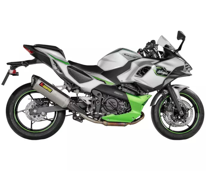 Akrapovič Kawasaki Ninja 7 Hybrid / Z7 Hybrid Slip-On Exhaust 2024–2025 Slip-On Line Titanium/Carbon – S-K4SO9-HRT