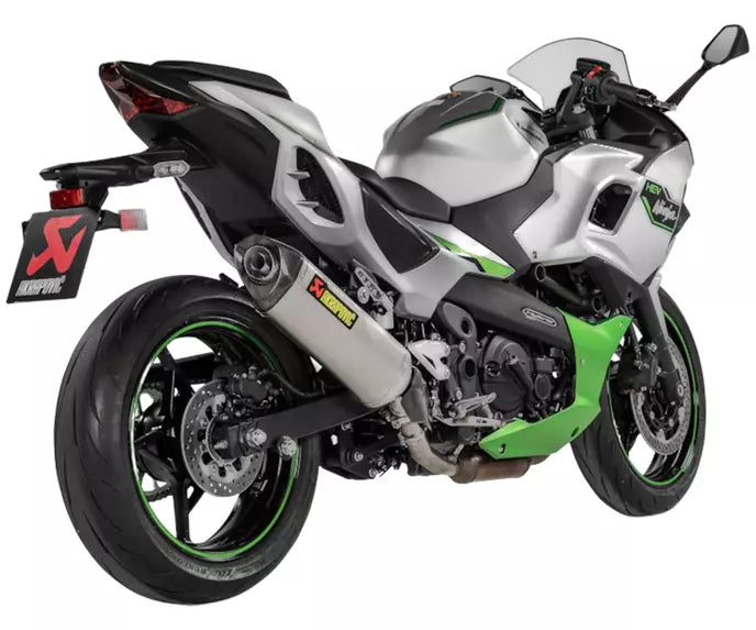 Akrapovič Kawasaki Ninja 7 Hybrid / Z7 Hybrid Slip-On Exhaust 2024–2025 Slip-On Line Titanium/Carbon – S-K4SO9-HRT