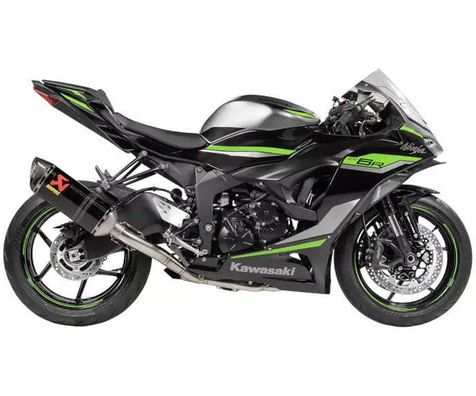 Akrapovič Kawasaki Ninja ZX-6R Full Exhaust System 2009–2026 Racing Line Carbon – S-K6R11-RC/1