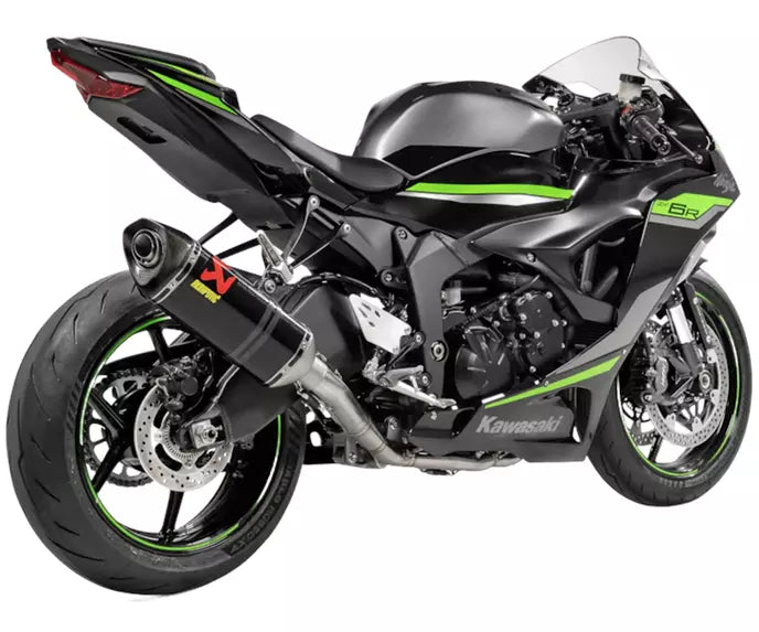 Akrapovič Kawasaki Ninja ZX-6R Full Exhaust System 2009–2026 Racing Line Carbon – S-K6R11-RC/1