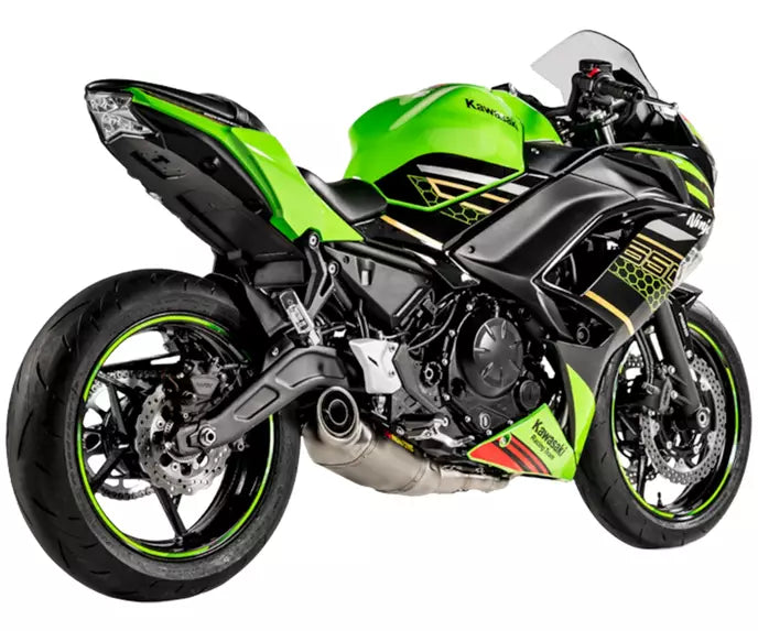 Akrapovič Kawasaki Z 650 Full Exhaust System 2017–2026 Racing Line Titanium – S-K6R13-AFCRT/1
