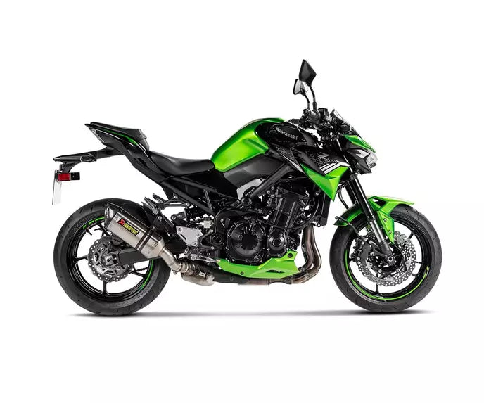 Akrapovič Kawasaki Z900 Slip-On Exhaust 2019–2024 Titanium/Carbon – S-K9SO11-HZT
