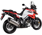Akrapovič Suzuki V-Strom 1000 Slip-On Exhaust 2015–2019 Slip-On Line Titanium/Carbon – S-S10SO18-HAFT