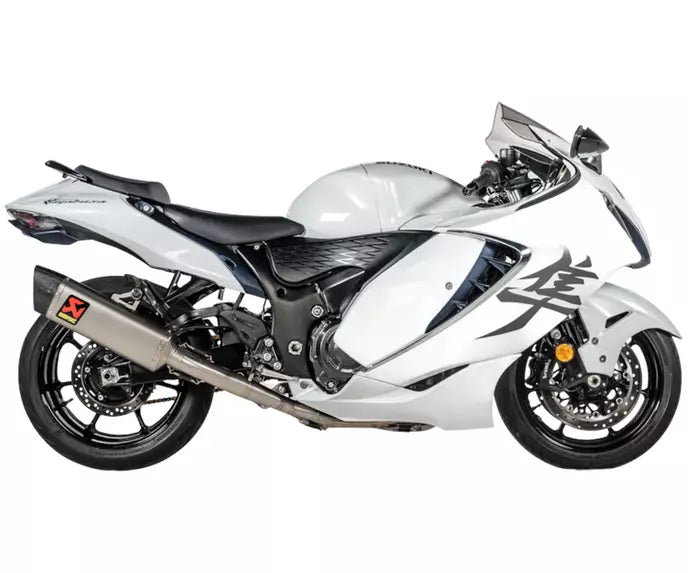 Akrapovič Suzuki Hayabusa Full Exhaust System 2021–2026 Racing Line Titanium/Carbon – S-S13R4-APLT