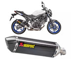 Akrapovič Suzuki SV 650 Slip-On Exhaust 2018–2026 Slip-On Line Carbon – S-S6SO10-HRC
