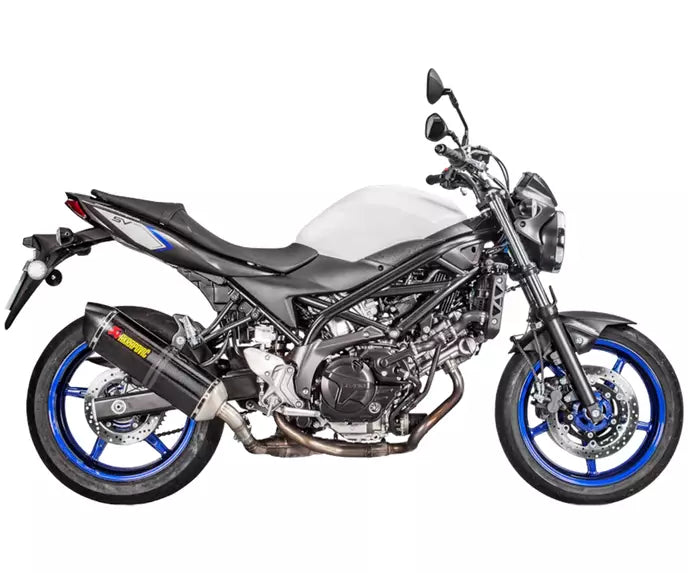 Akrapovič Suzuki SV 650 Slip-On Exhaust 2018–2026 Slip-On Line Carbon – S-S6SO10-HRC