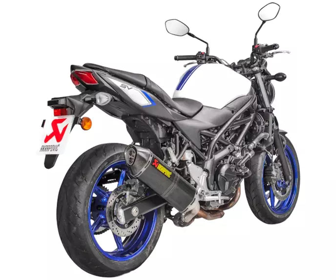 Akrapovič Suzuki SV 650 Slip-On Exhaust 2018–2026 Slip-On Line Carbon – S-S6SO10-HRC