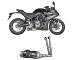 Akrapovič Suzuki GSX-8R / GSX-8TT Full Exhaust System 2022–2026 Racing Line Stainless Steel – S-S8R1-HHAKESS