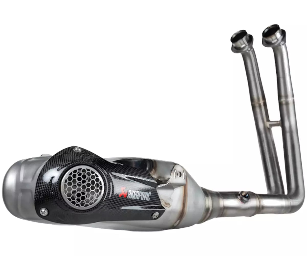 Akrapovič Suzuki GSX-8R / GSX-8TT Full Exhaust System 2022–2026 Racing Line Stainless Steel – S-S8R1-HHAKESS