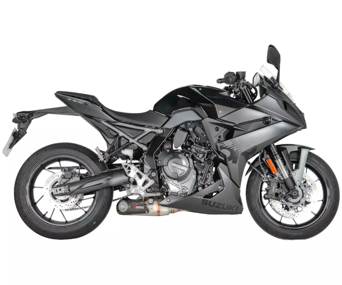 Akrapovič Suzuki GSX-8R / GSX-8TT Full Exhaust System 2022–2026 Racing Line Stainless Steel – S-S8R1-HHAKESS