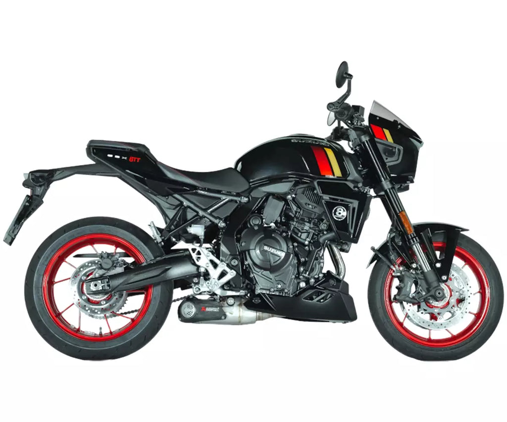 Akrapovič Suzuki GSX-8R / GSX-8TT Full Exhaust System 2022–2026 Racing Line Stainless Steel – S-S8R1-HHAKESS