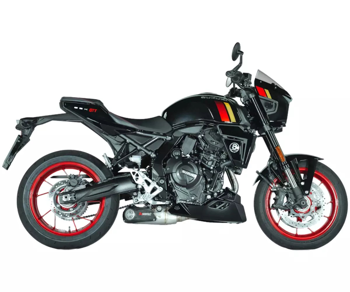 Akrapovič Suzuki GSX-8R / GSX-8TT Full Exhaust System 2022–2026 Racing Line Stainless Steel – S-S8R1-HHAKESS