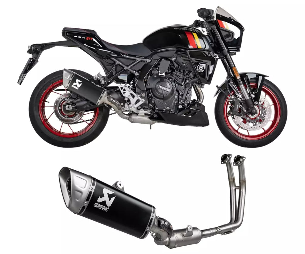 Akrapovič Suzuki GSX-8TT Full Exhaust System 2022–2026 Racing Line Titanium – S-S8R3-APLTBL