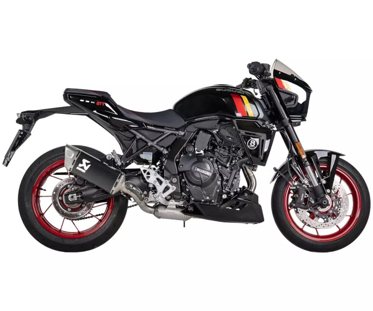 Akrapovič Suzuki GSX-8TT Full Exhaust System 2022–2026 Racing Line Titanium – S-S8R3-APLTBL